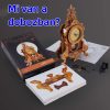 CubicFun 3D puzzle stolní vyřezávané kyvadlové hodiny – kreativní dekorační model