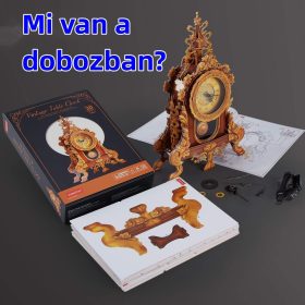   CubicFun 3D puzzle stolní vyřezávané kyvadlové hodiny – kreativní dekorační model