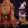 CubicFun 3D puzzle stolní vyřezávané kyvadlové hodiny – kreativní dekorační model