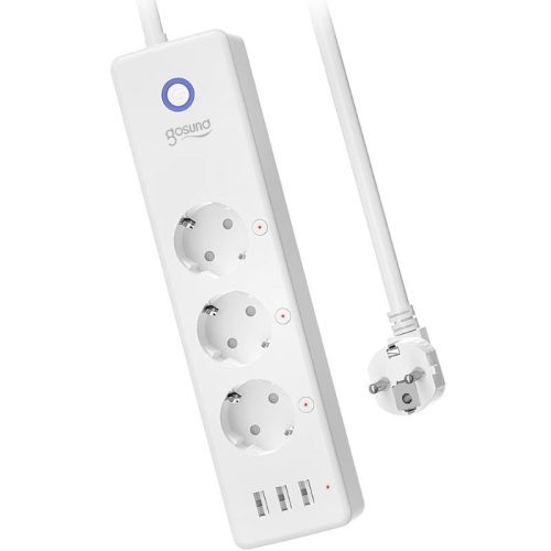 Chytrý prodlužovací kabel Gosund P1 - bílý