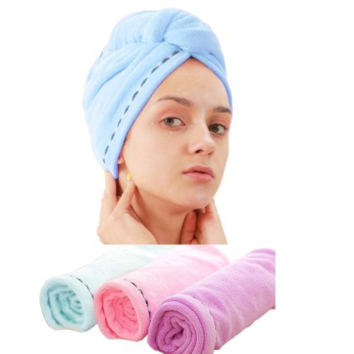 Laicky ručník na vlasy z mikrovlákna Extra rychlé odsávání vlhkosti 3 ks