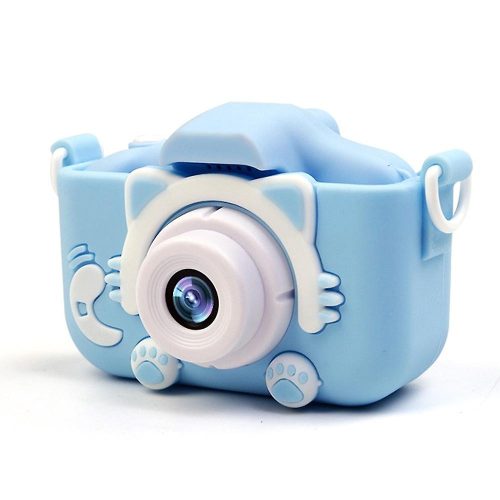 Digitální fotoaparát Bshop pro děti (modrý, kočičí)