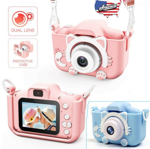 Digitální fotoaparát Bshop Cat pro děti (růžový)