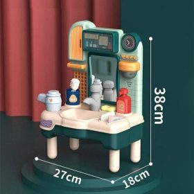   Koupelnové zrcadlo s umyvadlem, baterií a příslušenstvím (přehrávač osvětlení a zvuku)