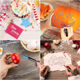   Sada konturovacích fixů Buluri, 15 kusů – dekorativní fixy na papír, sklo a dřevo