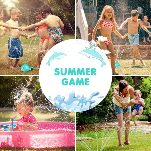 Venkovní vodní sprej s velrybou pro děti, vodní hra – od 3 let