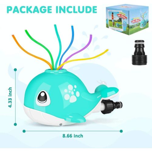Venkovní vodní sprej s velrybou pro děti, vodní hra – od 3 let