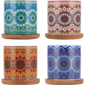 Keramický květináč TsunNee 4 ks