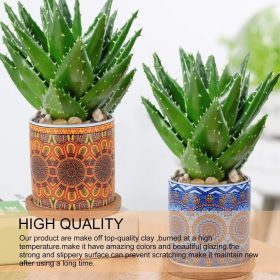 Keramický květináč TsunNee 4 ks