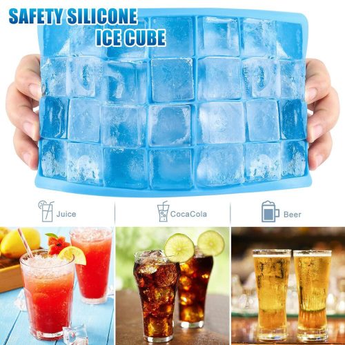 Sada silikonových formiček na led Gifort – 3 ks, flexibilní plastové formy