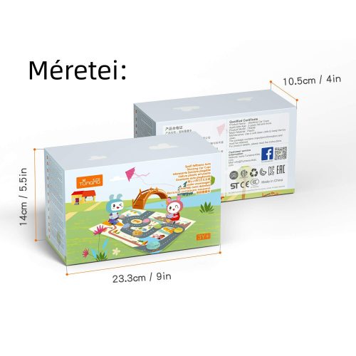 TUMAMA Auto s hrací podložkou – Interaktivní dálniční sada pro děti