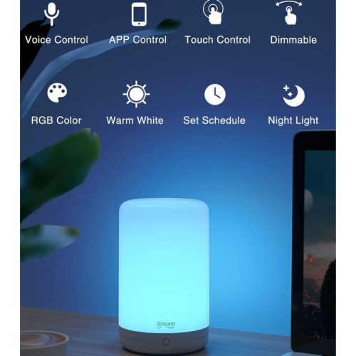 Chytré noční světlo Gosund LB2S RGBW – WiFi, dotykové ovládání, 16 milionů barev