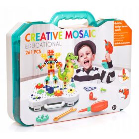   Arkmiido 3D DIY stavebnice s malou vrtačkou – kreativní stavebnice pro děti