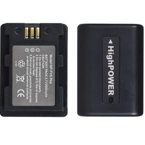 Dobíjecí baterie pro fotoaparát Andoer NP-FV5 Plus 2000mAh