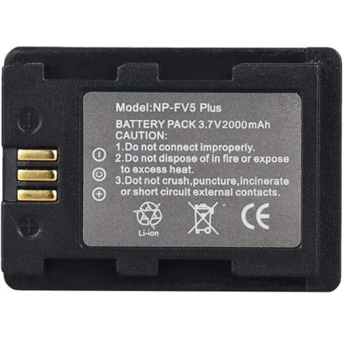 Dobíjecí baterie pro fotoaparát Andoer NP-FV5 Plus 2000mAh