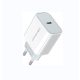 Amoner USB-C 20W síťový adaptér pro rychlé nabíjení (bílý)