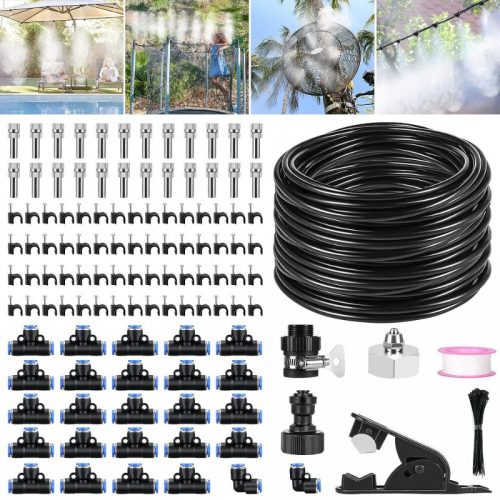 Zvlhčovač vzduchu XDDIAS – sada venkovního zvlhčovače vzduchu 18 m pro terasu a zahradu