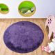 Kulatý koberec GaoTuo 140x140cm (fialový)