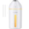 Přenosný mini zvlhčovač vzduchu Homasy, 320 ml (bílý)