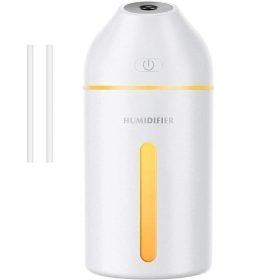 Přenosný mini zvlhčovač vzduchu Homasy, 320 ml (bílý)