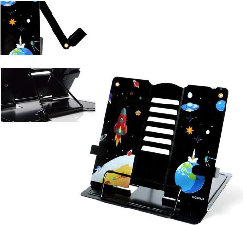 Skládací dětský čtecí stojan MEISHANG se vzorem astronauta - nastavitelná výška