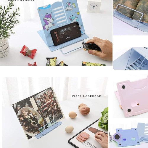 Skládací dětský čtecí stojan MEISHANG se vzorem astronauta - nastavitelná výška