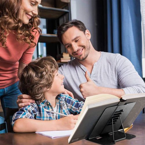 Skládací dětský čtecí stojan MEISHANG se vzorem astronauta - nastavitelná výška