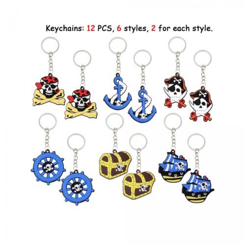 BABYCAREV 52dílná sada doplňků ke karnevalovému kostýmu piráta pro děti