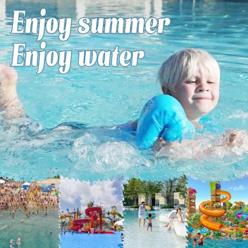 Dětská záchranná vesta JEVDES s páskou na ruku – vzor delfína (9–30 kg)