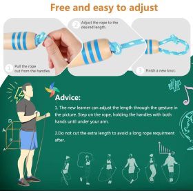 Dětské švihadlo Hianjoo 2 ks (modro-zelené)