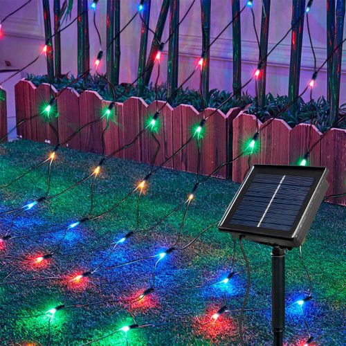 Venkovní solární světelná síť Ollny LED – model Z4R