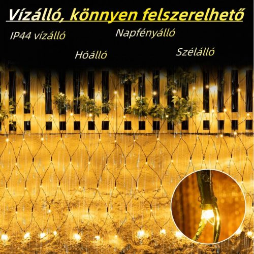 Venkovní solární světelná síť Ollny LED – model Z4R