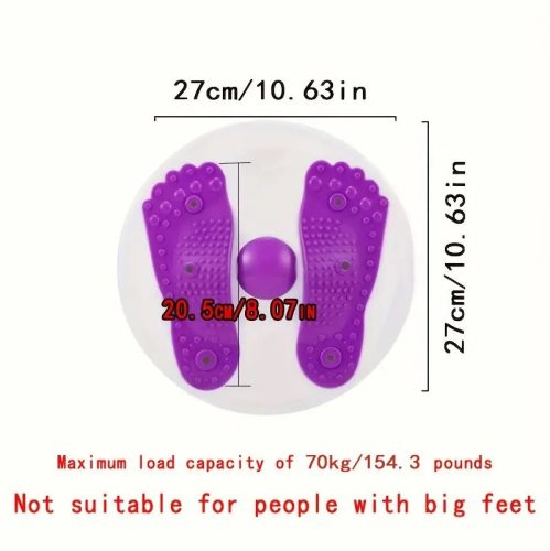 Masážní disk s kroucením pasu