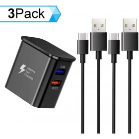   Amoner 25W rychlonabíjecí adaptér + sada kabelů (2 ks, 1, 2m)