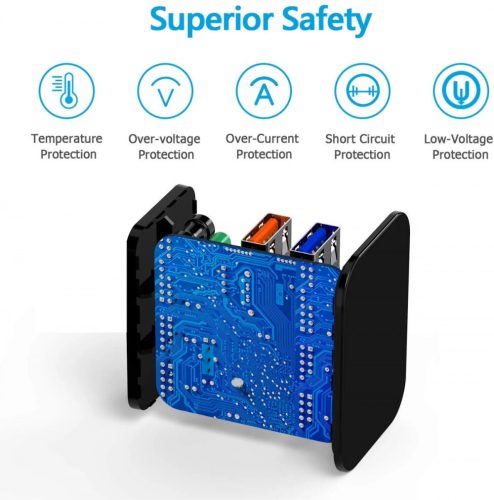Amoner 25W rychlonabíjecí adaptér + sada kabelů (2 ks, 1, 2m)