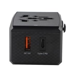   Globální univerzální cestovní USB nabíjecí adaptér 2 porty