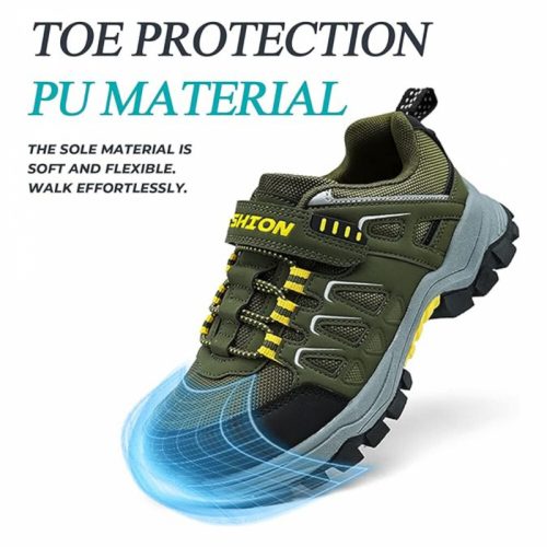 Dětská turistická obuv ASHION, velikost 31 (tmavě zelená)