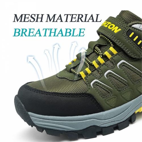 Dětská turistická obuv ASHION, velikost 33 (tmavě zelená)