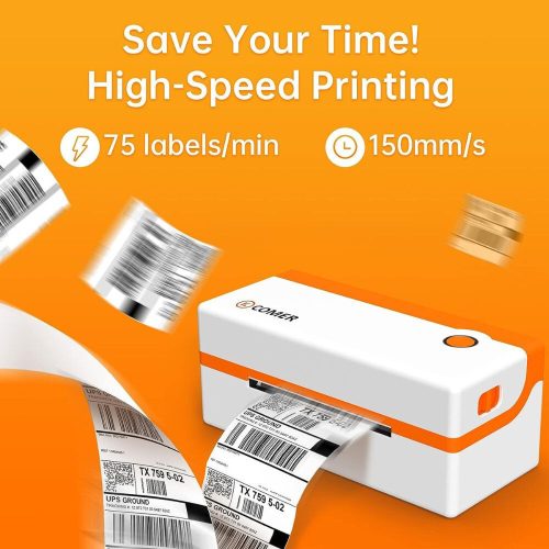 Termotiskárna štítků K‑COMER RX106F s USB – pro štítky 10×15 cm, 150 mm/s, 203 Dpi