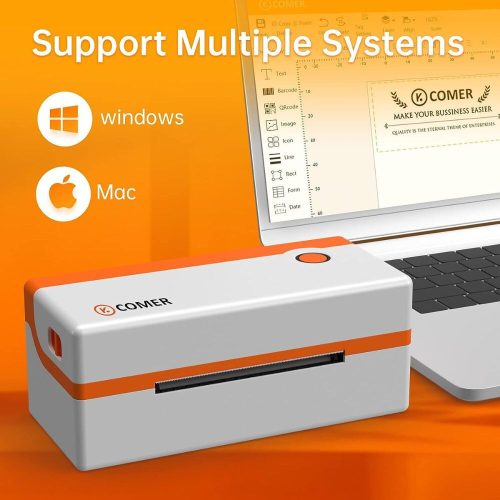 Termotiskárna štítků K‑COMER RX106F s USB – pro štítky 10×15 cm, 150 mm/s, 203 Dpi