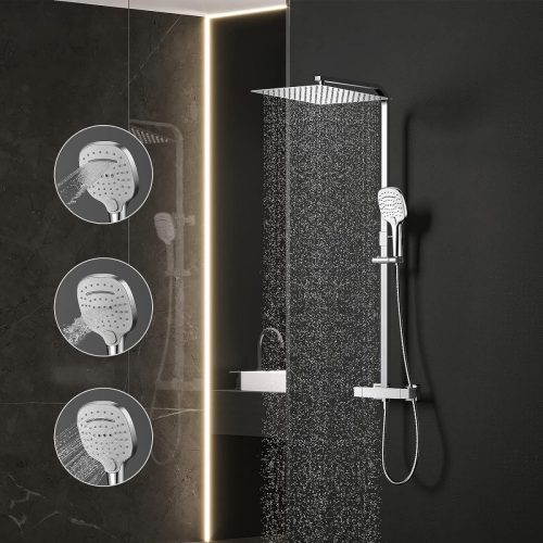 Komiro termostatický sprchový set (chrom)