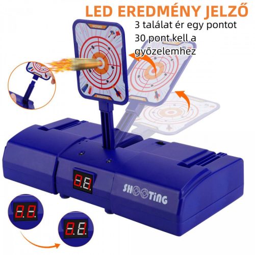 STŘELBA Trojitý terč pro děti – na baterie, sukazatelem skóre, pro hračkové zbraně