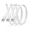 Nabíjecí kabel Apple MFi pro iPhone – Lightning – USB, 3m, bílý