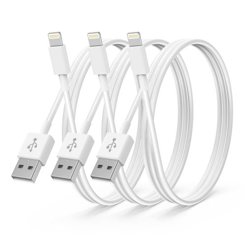 Nabíjecí kabel Apple MFi pro iPhone – Lightning – USB, 3m, bílý
