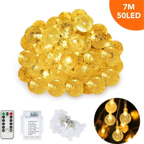 SUNNEST LED řetězová světla – teplá bílá pro vnitřní i venkovní použití