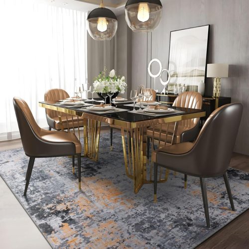 Vnitřní podlahová rohož Decomall Grey Abstract Style 80x150cm