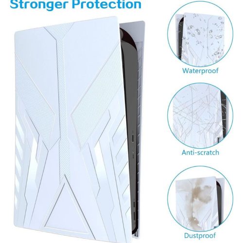 Ochranný kryt HEYSTOP odolný proti poškrábání pro PS5 – bílý