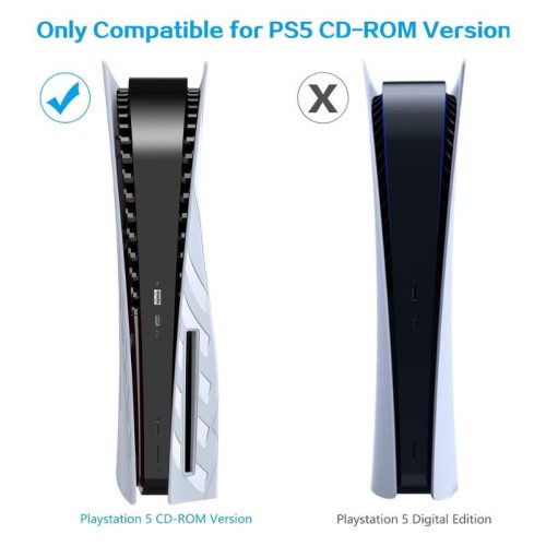 Ochranný kryt HEYSTOP odolný proti poškrábání pro PS5 – bílý