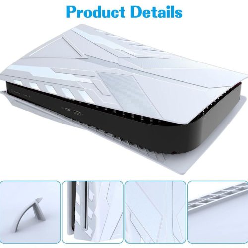 Ochranný kryt HEYSTOP odolný proti poškrábání pro PS5 – bílý