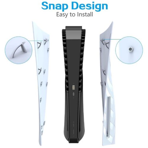 Ochranný kryt HEYSTOP odolný proti poškrábání pro PS5 – bílý